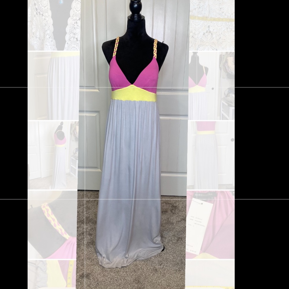 Cute Summer Long Maxi Colorful Roped Straps